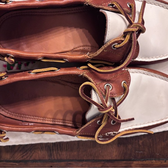 Ralph Lauren Brown and White Men's Boat Shoes 11d - Picture 5 of 8
